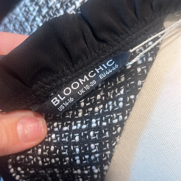 BloomChic Tweed shear dress size 14-16 - Picture 7 of 9